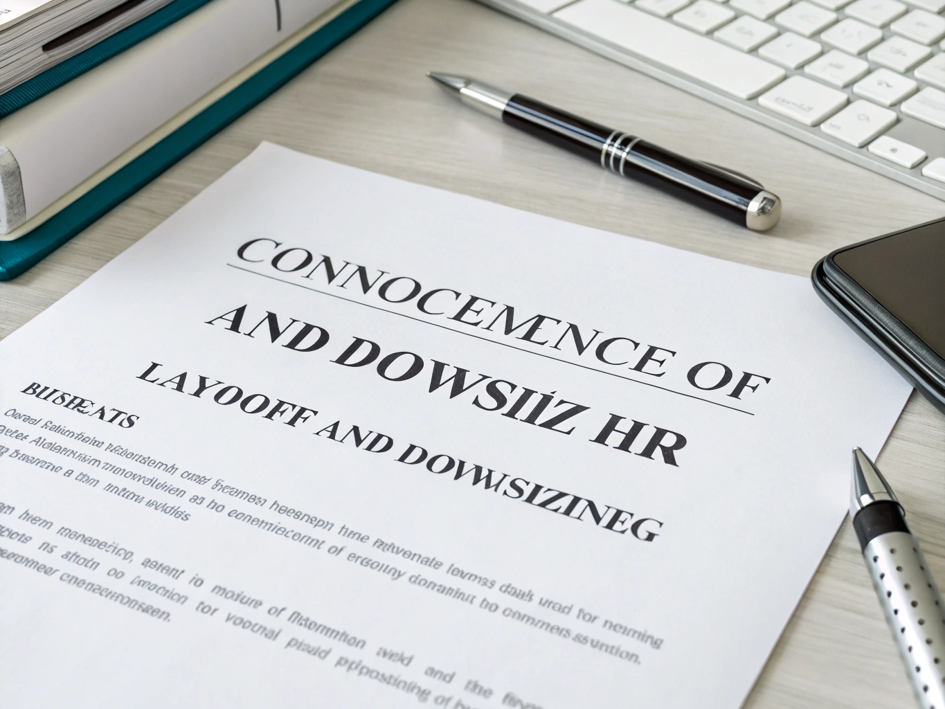 Announcement Layoff And Or Downsizing