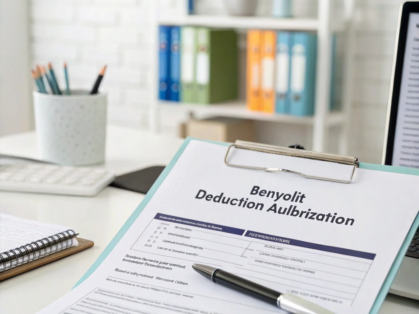 Benefits Payroll Deduction Authorization