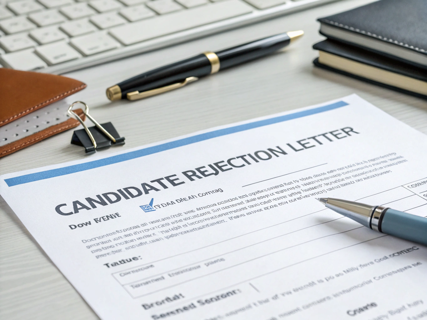 Candidate Rejection Letter Position Filled
