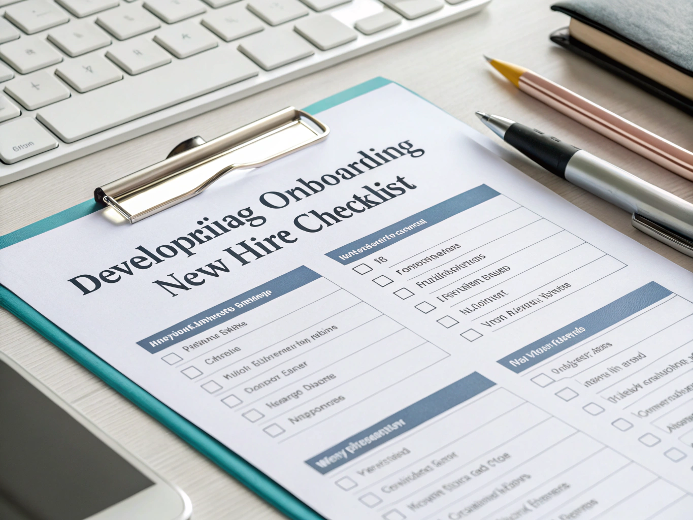 Checklist Developing Onboarding New Hire Practices