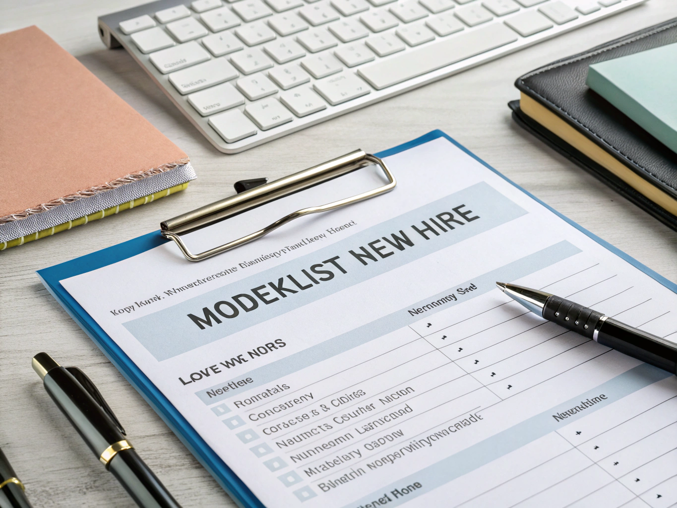 Checklist New Hire Paperwork