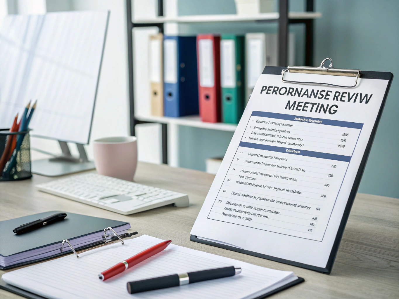 Checklist Performance Review Meeting