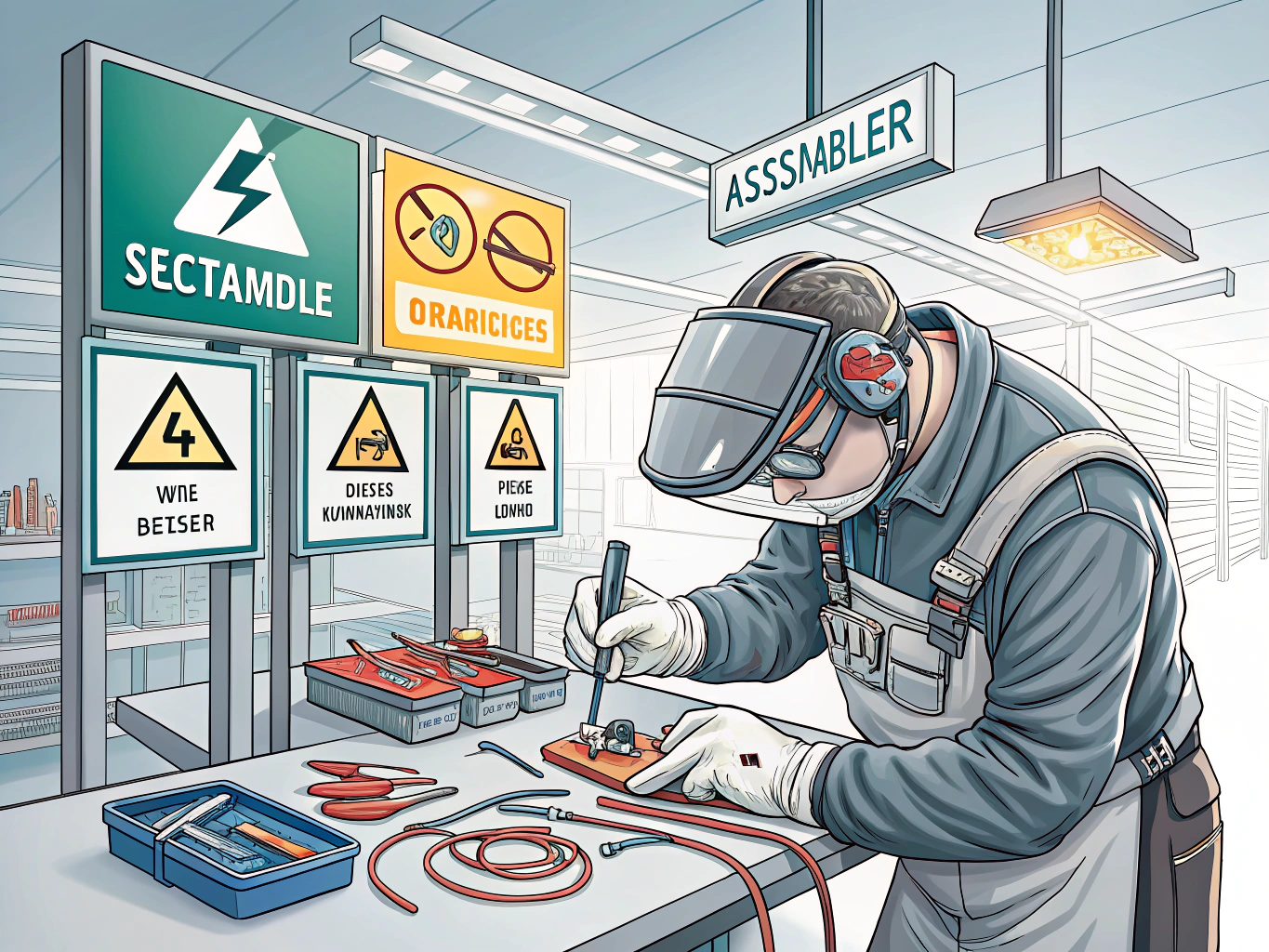 Electric Sign Assembler Job Description