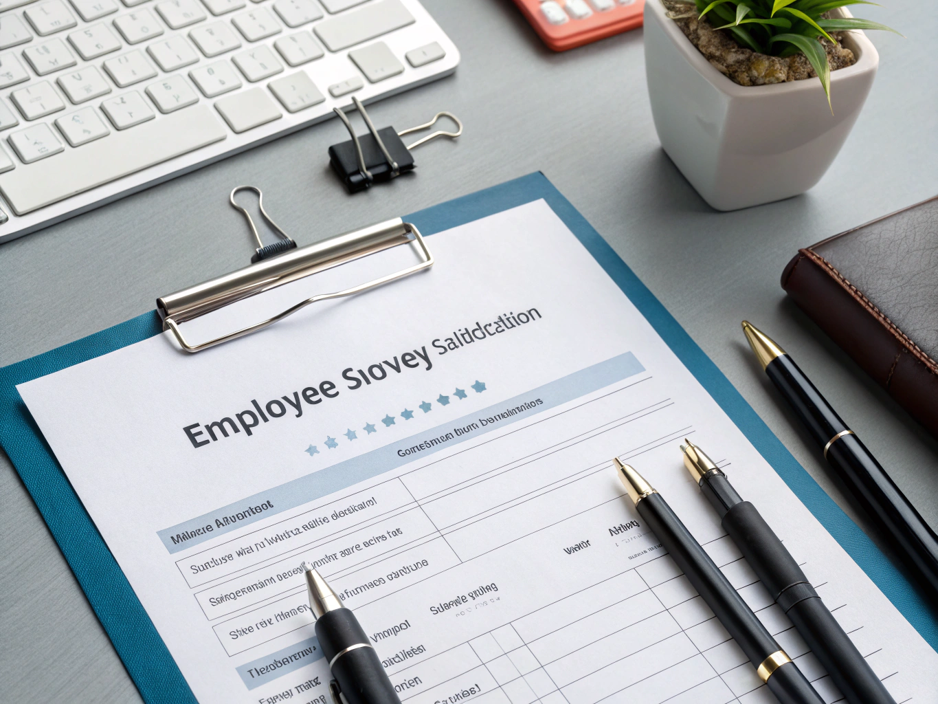 Employee Survey Satisfaction Hr Department