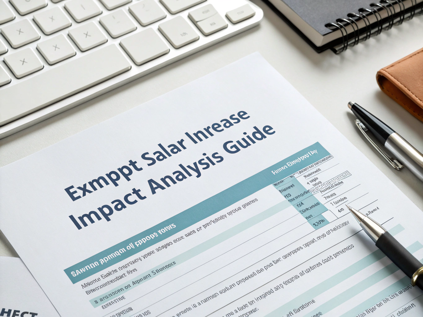 Exempt Salary Increase Impact Analysis Guide
