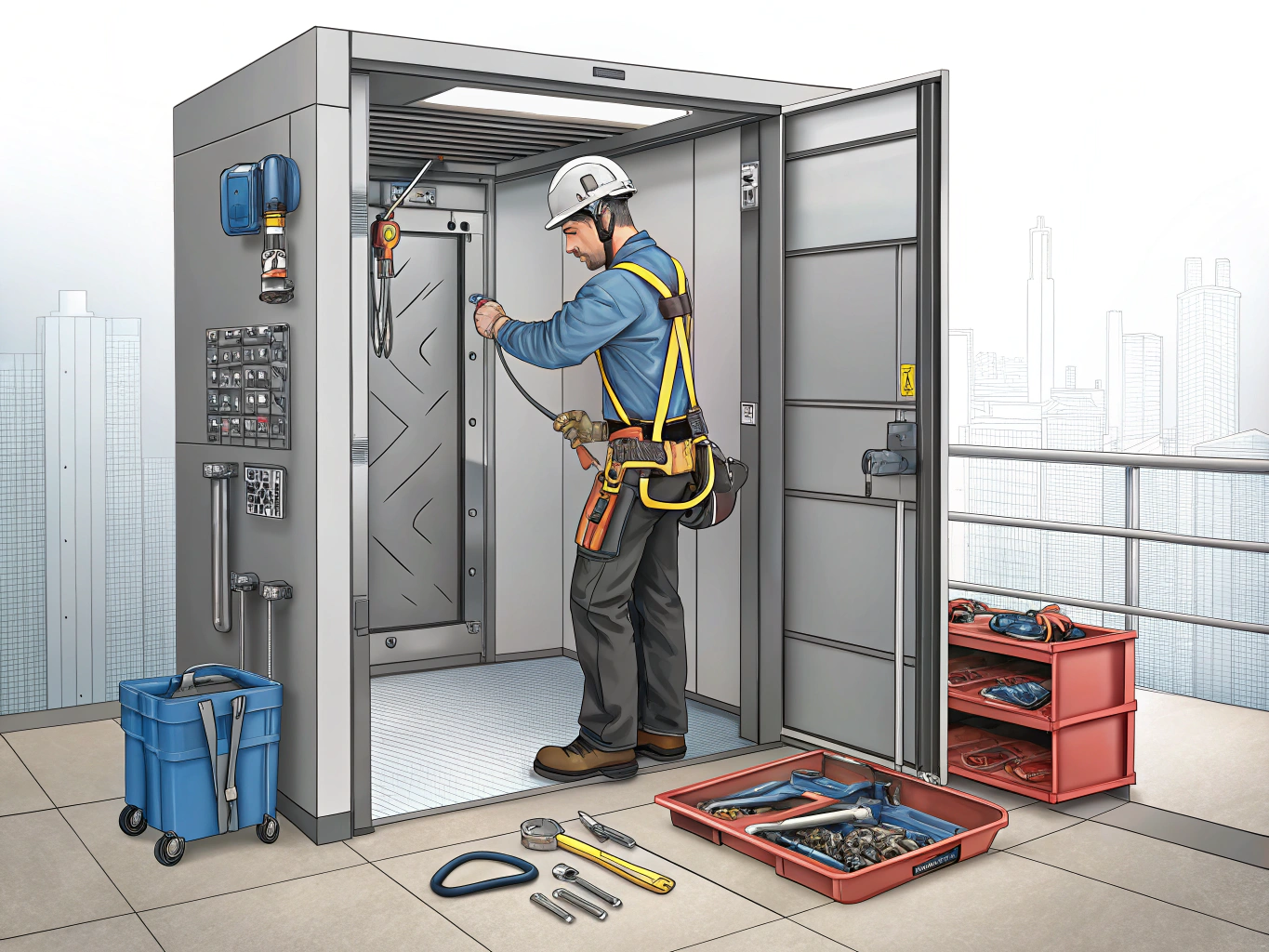 Freight Elevator Erector Job Description