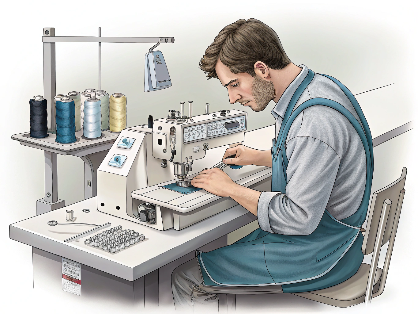 Hemming and Tacking Machine Operator Job Description