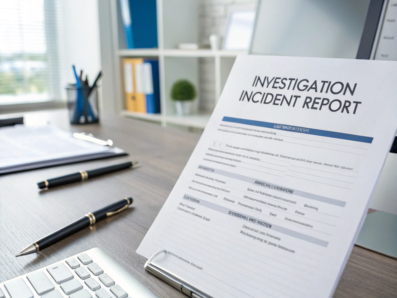 Investigation Incident Report