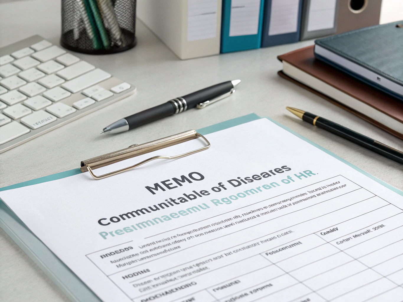 Memo Preventing Spread Communicable Diseases