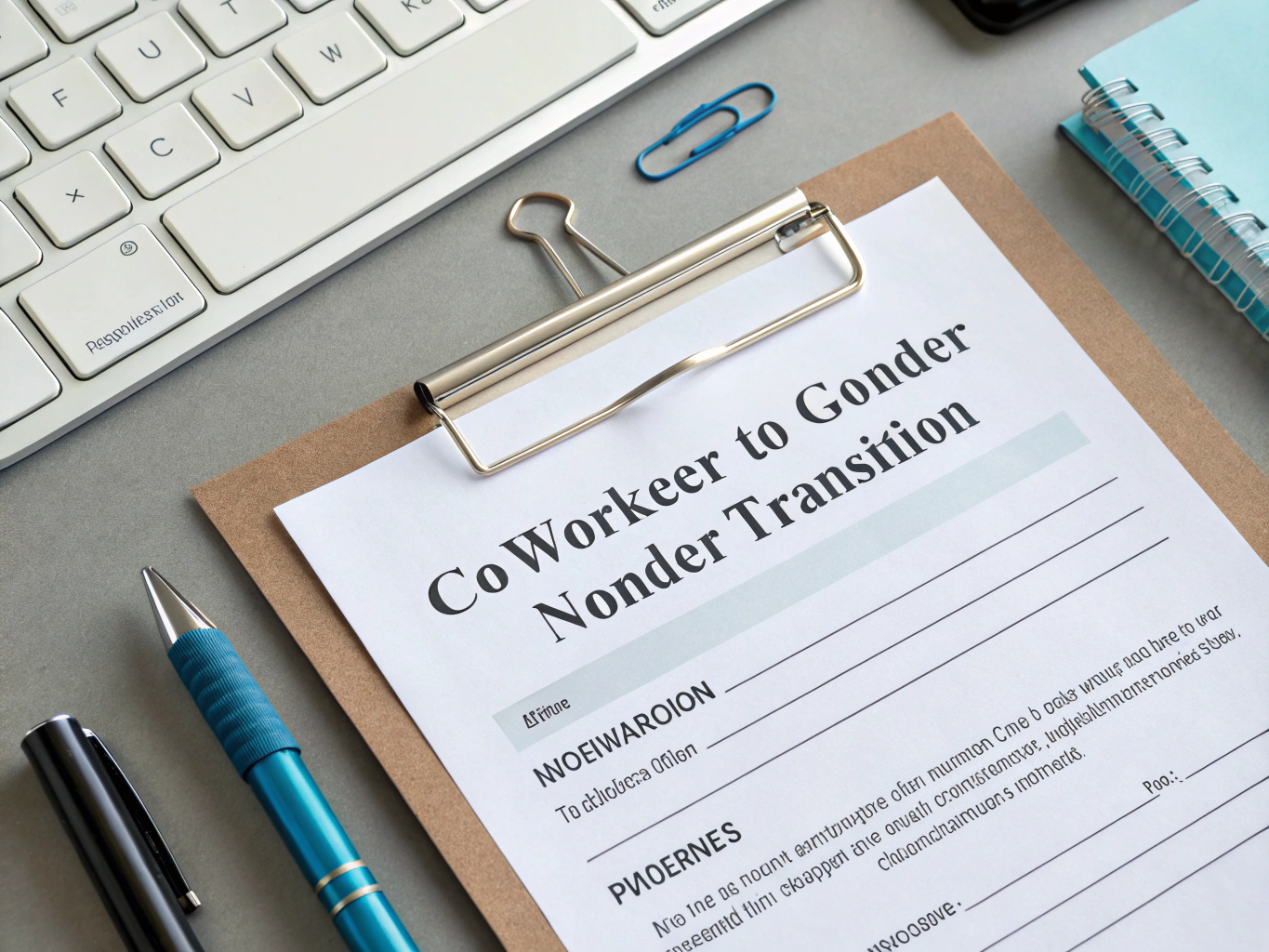 Memo To Employees Announcing Gender Transition Co Worker