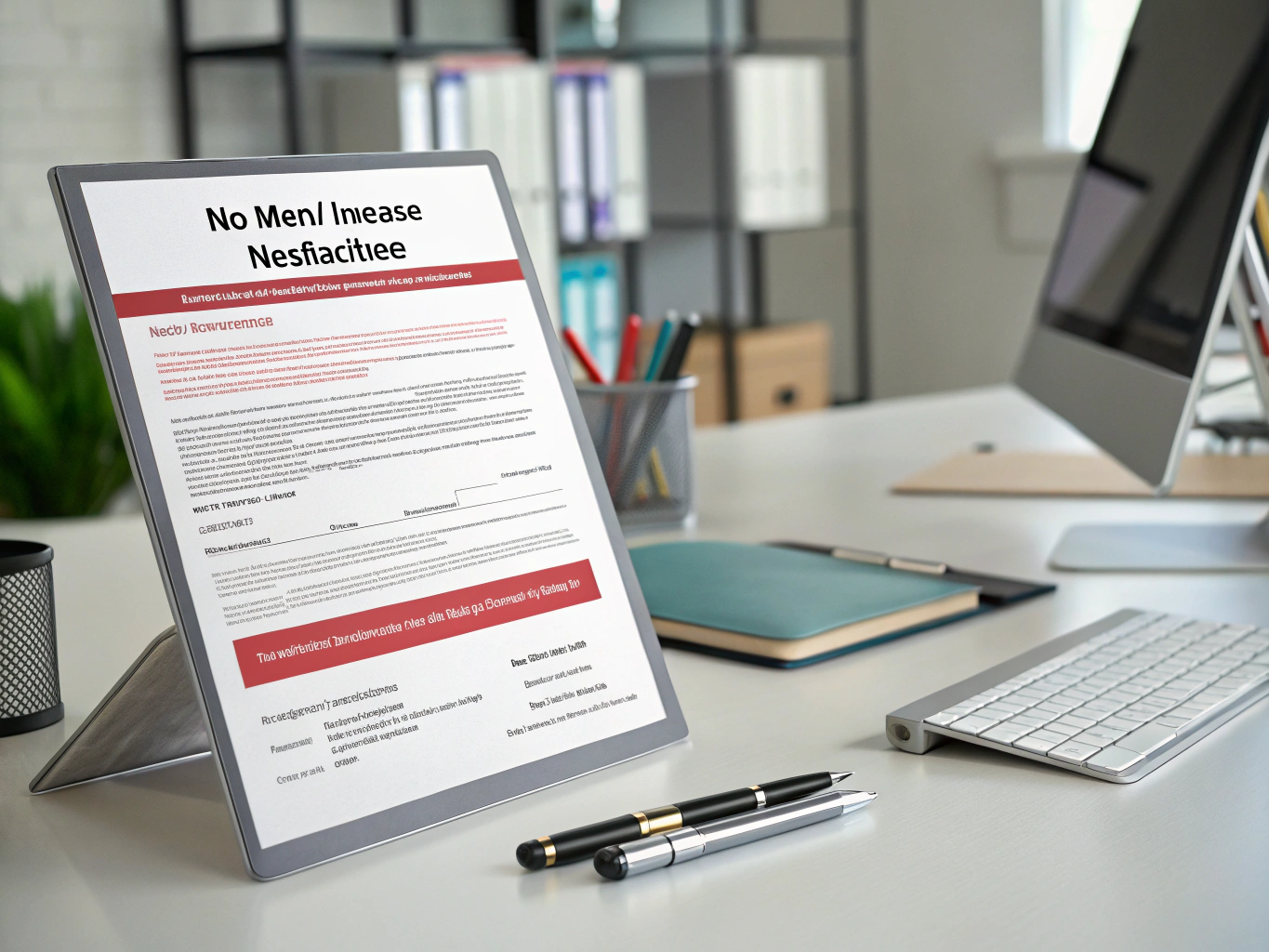 No Merit Increase Notification