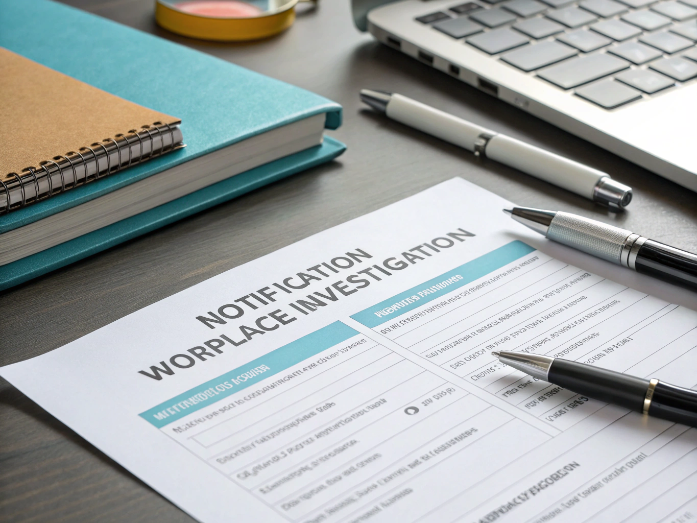 Notification Workplace Investigation