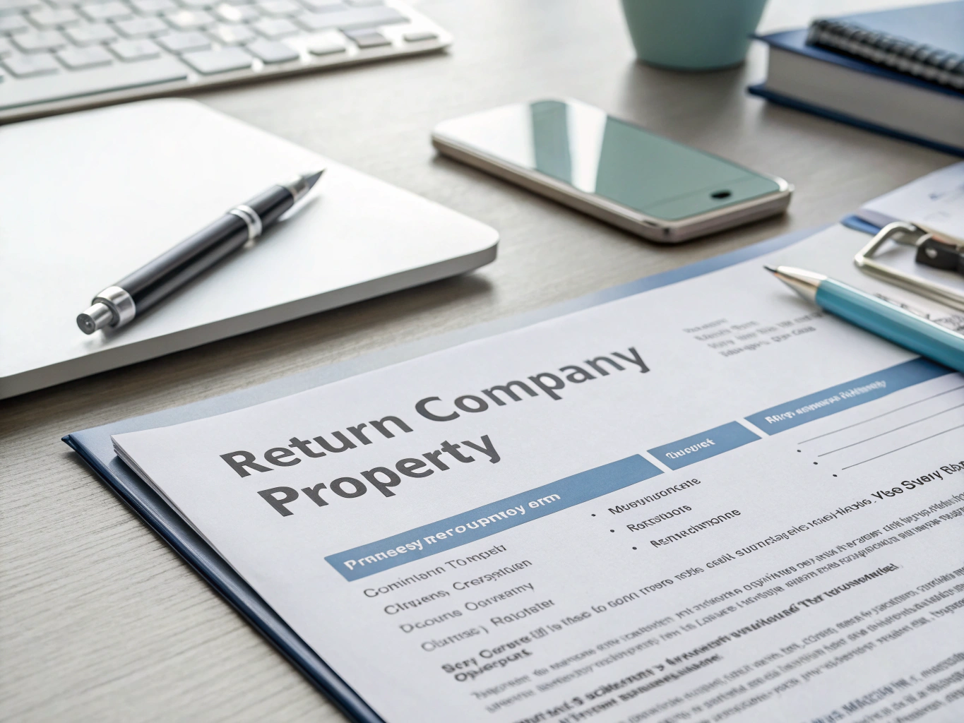 Return Company Property Letter