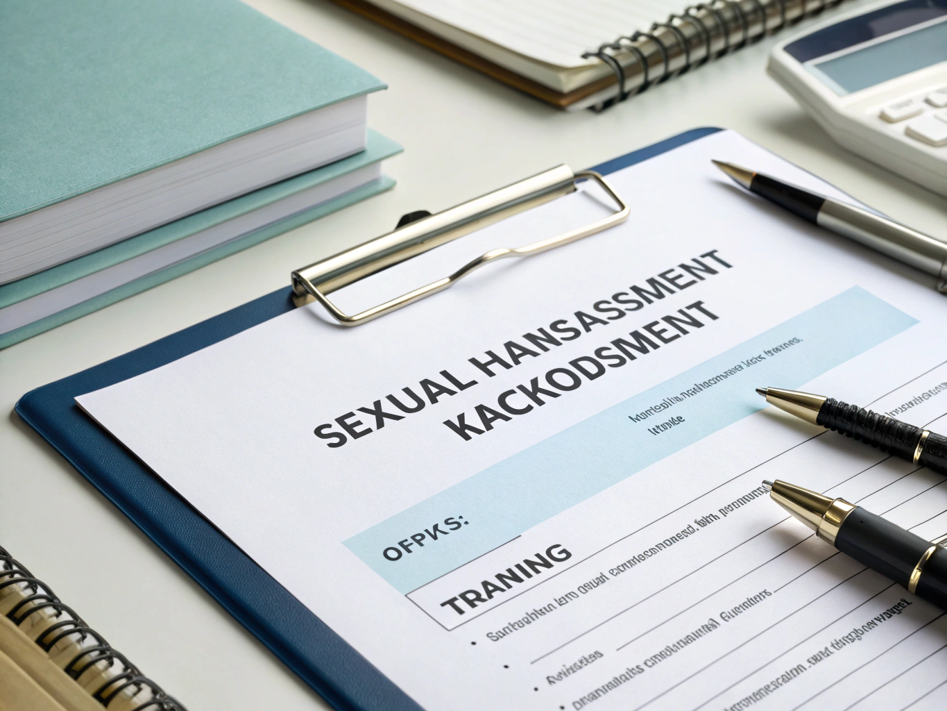 Sexual Harassment Training Acknowledgment