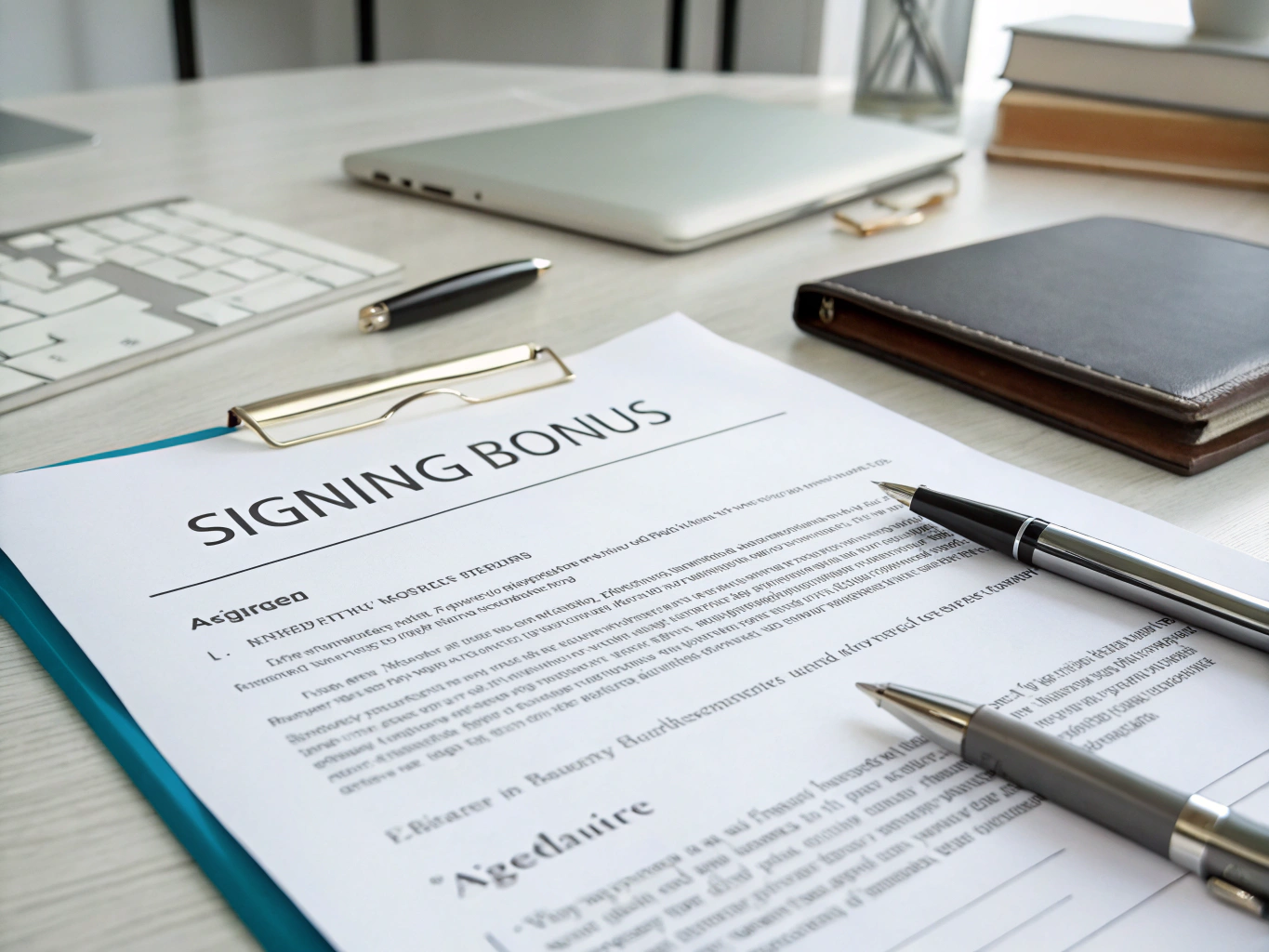 Signing Bonus Agreement