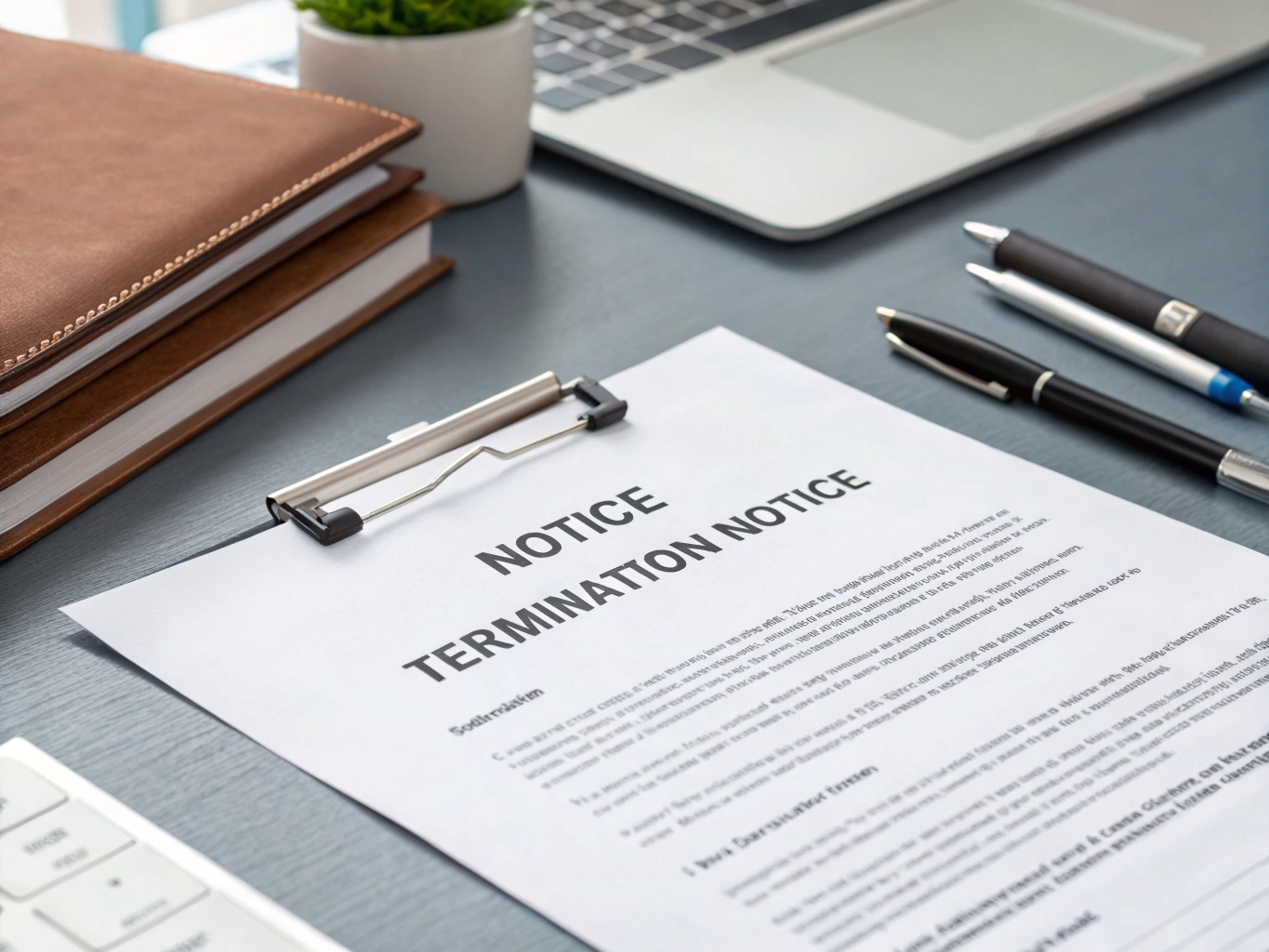 Termination Notice Service Letter