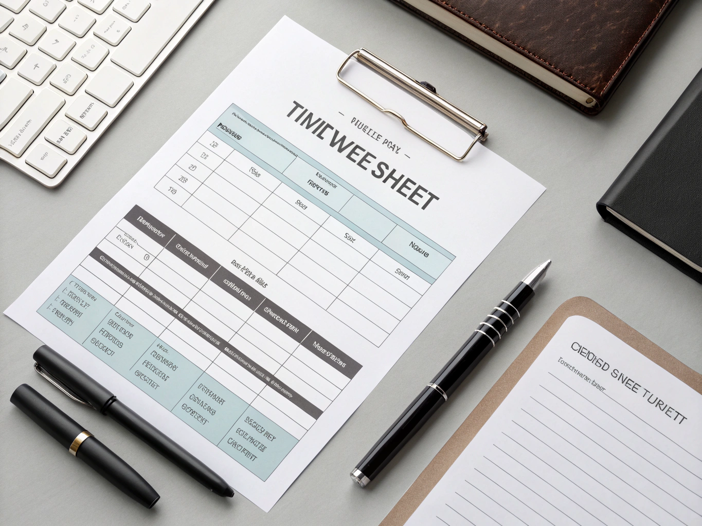 Time Sheet Weekly Biweekly