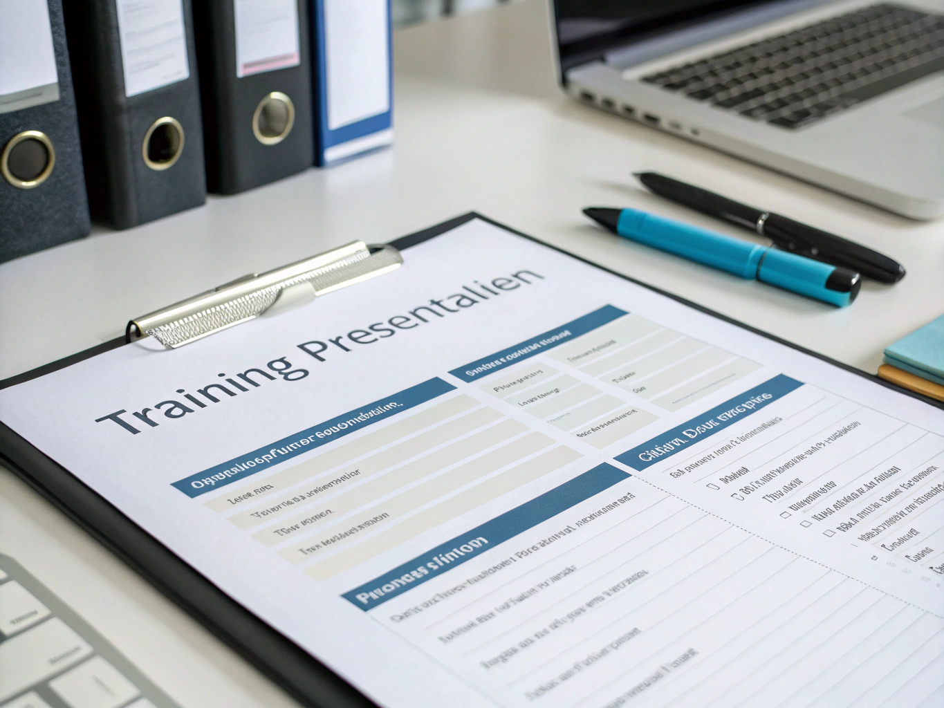 Training Presentation Evaluation